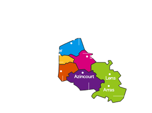 Map Pas-de-Calais